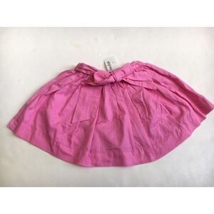 Jeanine Johnsen Neiman Marcus Girl Pink Skirt Bow Ruffled Cotton Party Sz 2T New